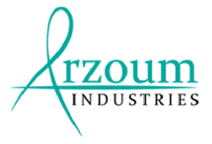 Arzoum Industries logo and illustration